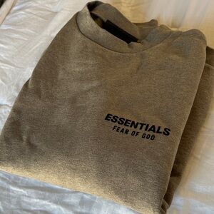 Men's Essentials Gray Sweater